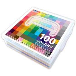 500매100컬러단면색종이(케이스)